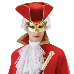 Zlatá guľová maska